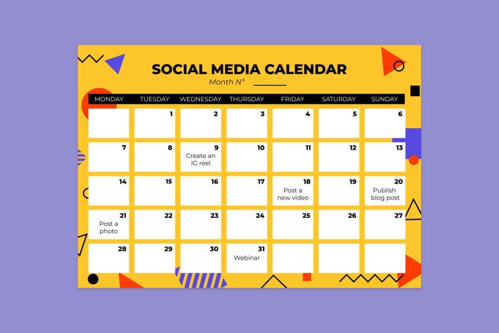 Social Media Calendar